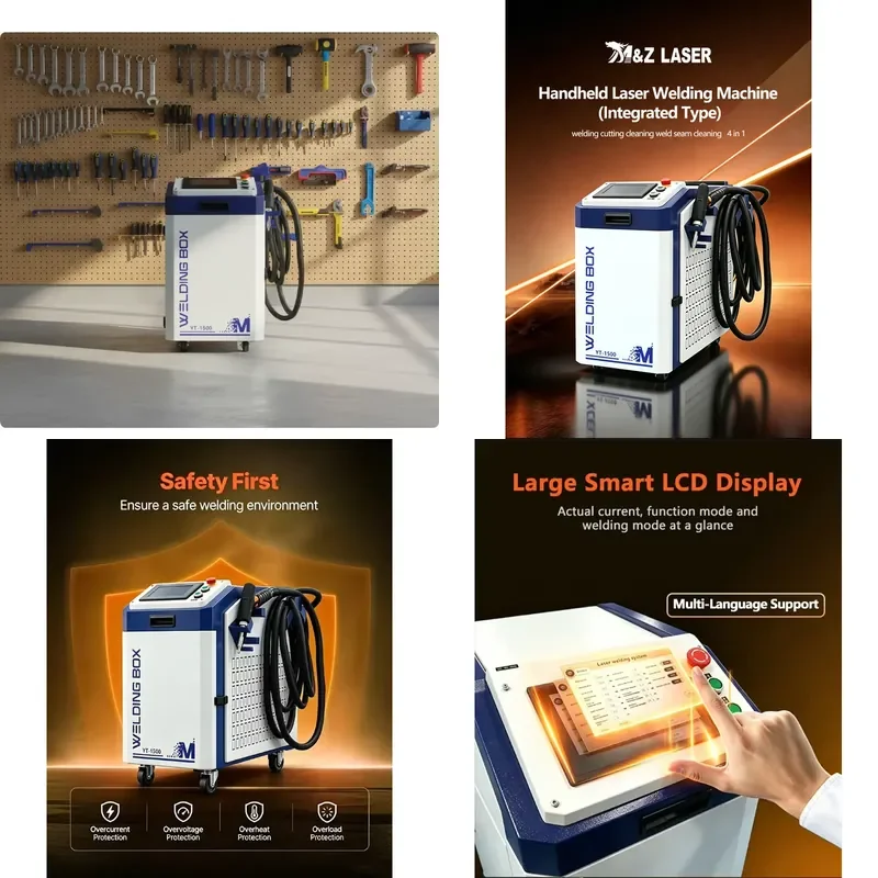 for 2000W 3000W Laser Cleaner Welding Cutting Machine 3 in 1 Handheld Laser Welder for Metal Joint Cleaning and Cutting
