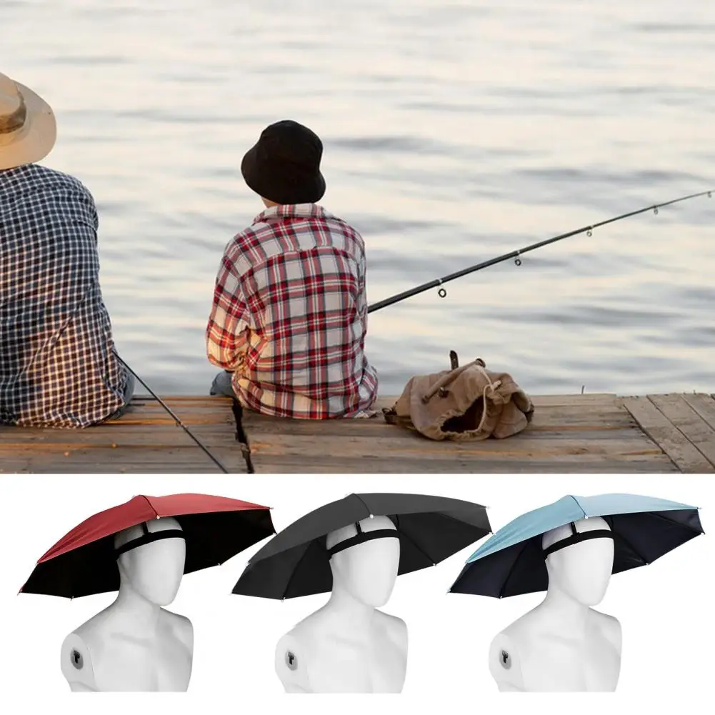 Adults Umbrella Hat Hands-free Sun Blocking Umbrella Hat with Uv Protection Waterproof Design for Kids Adults Ideal for Outdoor