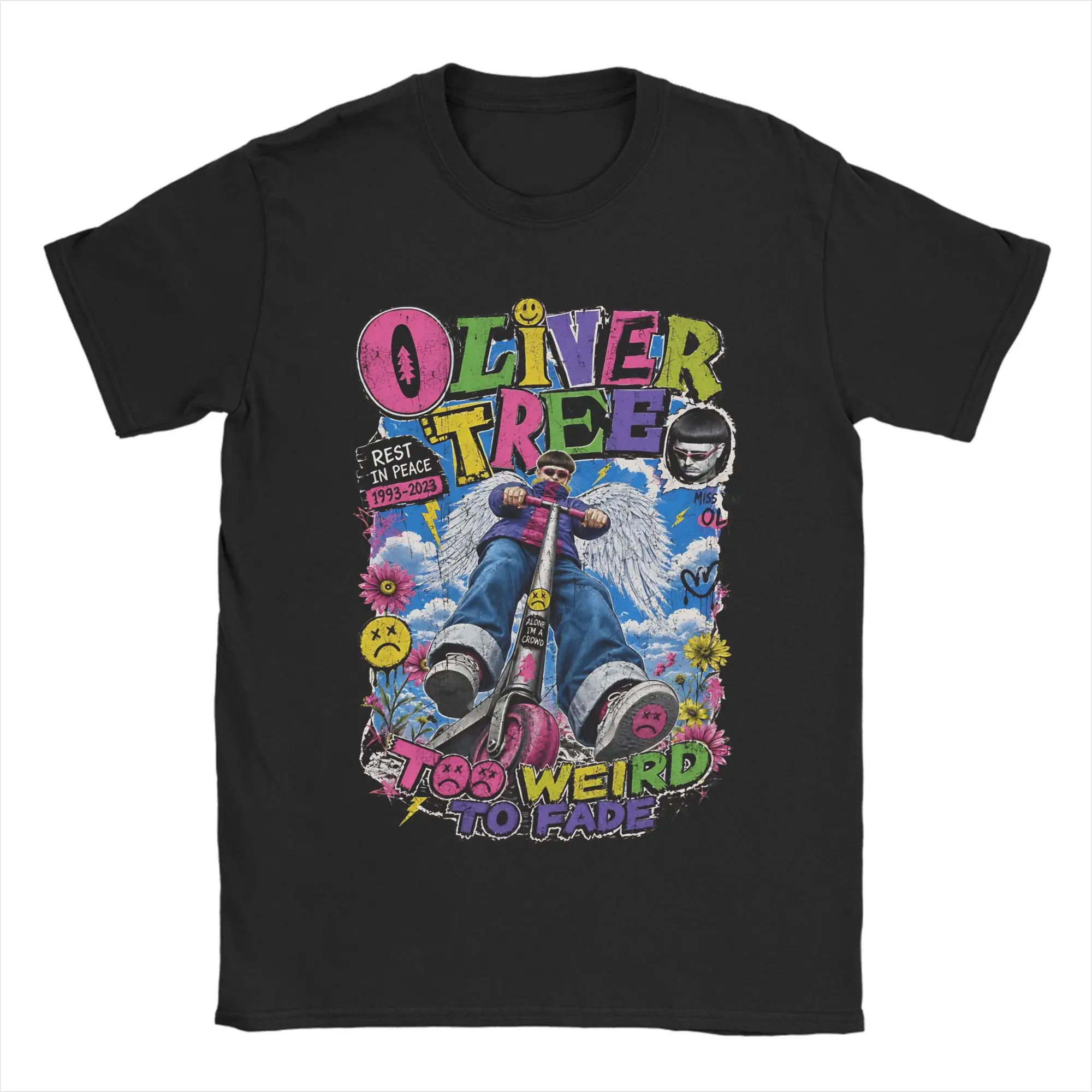 Oliver Tree Rest In Peace 1993 to 2026 Memorial T Shirts for Men Women Pure Cotton Novelty T-Shirts Crewneck  Tee Shirt Clothes