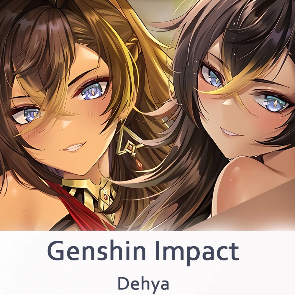 

Аниме Dakimakura Genshin Impact Dehya наволочка для всего тела наволочка отаку игровой чехол для подушки Декор кровати подарок