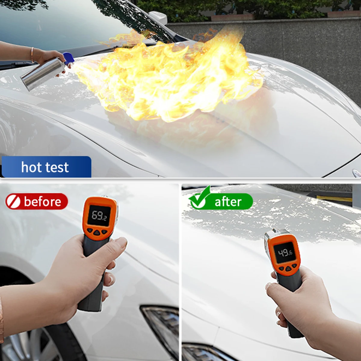 طلاء سيراميك نانو نهائي. رذاذ كريستال نانو للسيارة. طلاء كريستالي لامع لامع يحمي الطلاء ويعزز اللمعان #4