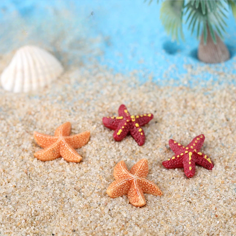 Pentagonal starfish Mediterranean style resin handicraft micro-landscape ornament creative decoration