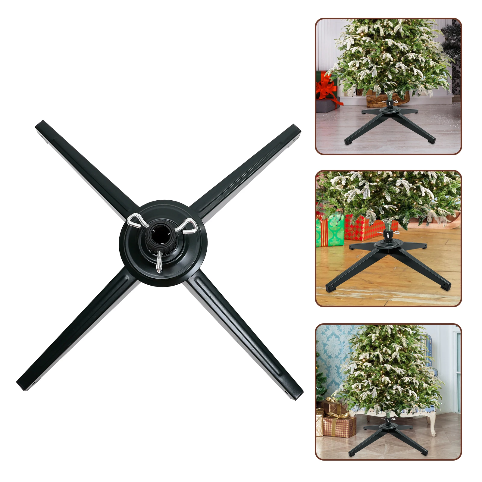 

Christmas Tree Base Xmas Rack Decorations Chirstmas Brackets Replacement Stand Christmass