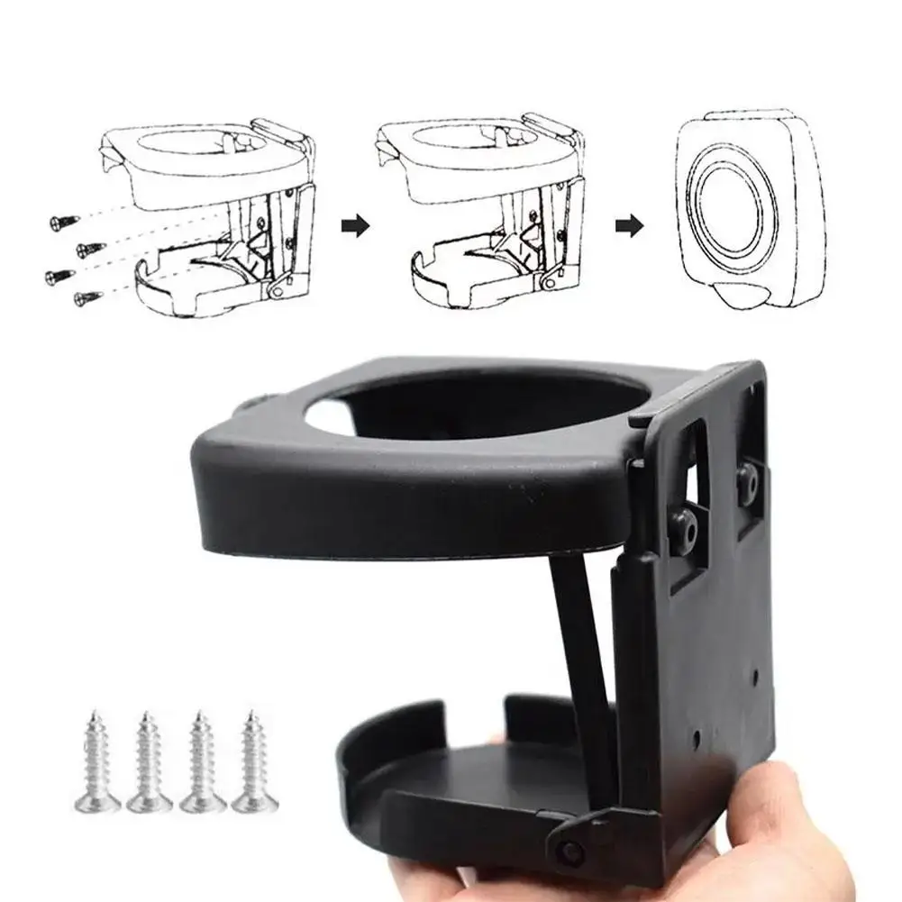 Universal High-quality Folding Car Cup Holder Black Drink Holder Multifunctional Drink Holder Auto Supplies Car Cup Car Styling