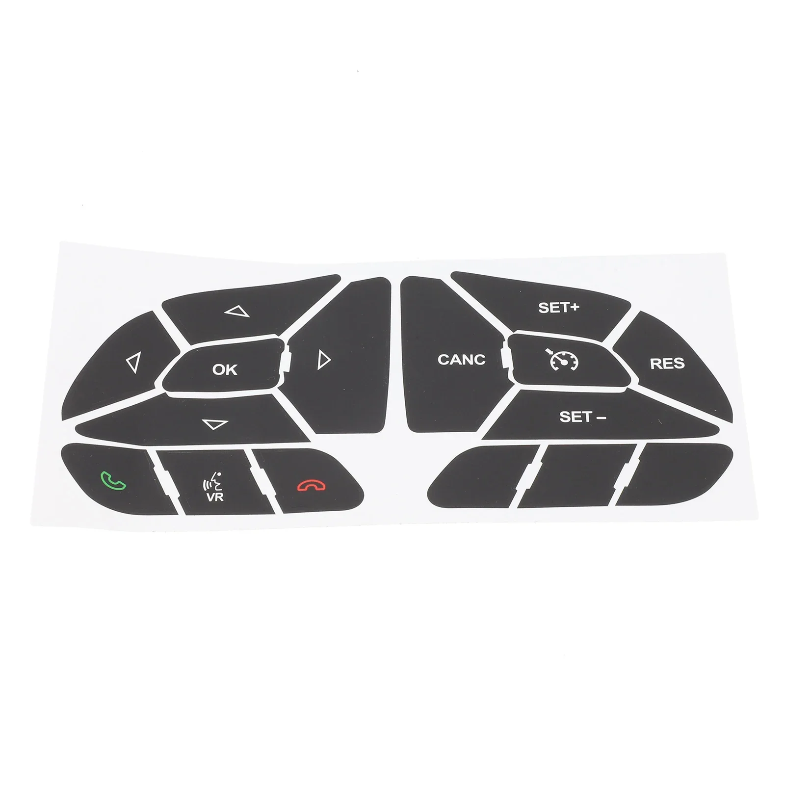 

Decal Stickers for Steering Wheel Button Repair on For DODGE CHARGER 2016 2022 Vinyl Overlay for Push Button Controls