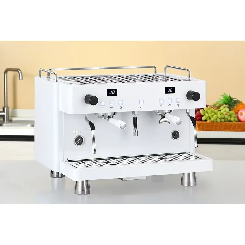 For Professional Italian Coffee Two Group Semi Automatic Commercial Coffee Espresso Machine In China