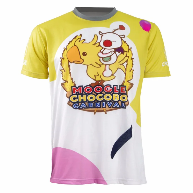 Moogle Chocobo T-shirt Final Fantasy XV Noctis Lucis Caelum t shirt Costume Carnival Short Sleeve Shirt Cosplay Tee