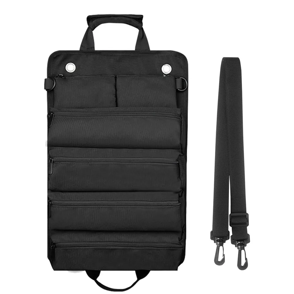 Portable Tool Bag Tool Roll Bag For Travel For Work Reinforced Stitching Upgraded Oxford Fabric Ample Tool Storage