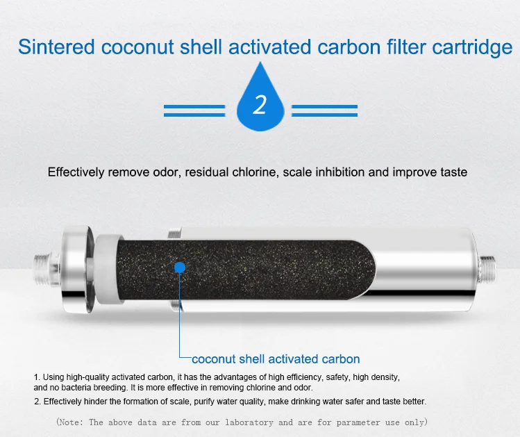 Ultrafiltration Water Purifier Purification Activated Carbon Double Layer Filter 0.01 Micron Stainless Steel Household