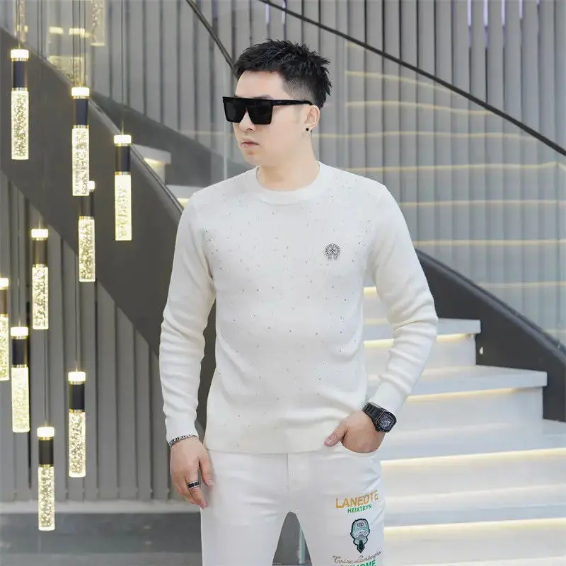 

Модный простой вязаный свитер, повседневный универсальный базовый осенний новый тонкий женский худи из ПУ-материала