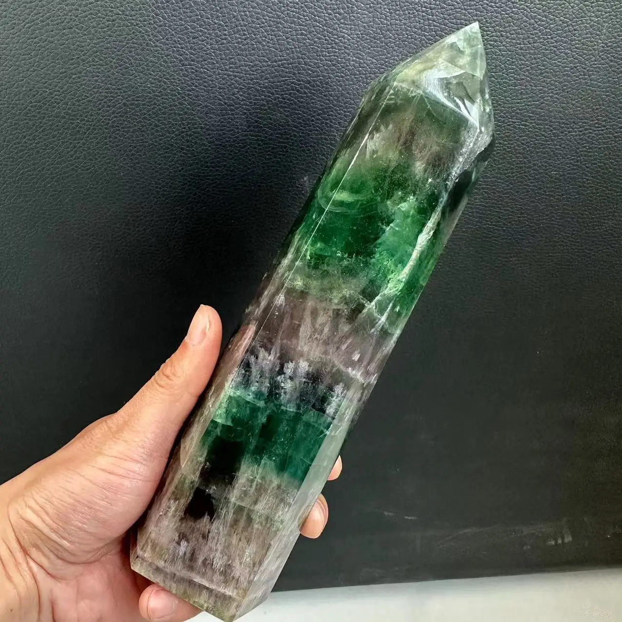 

Natural Quartz Fluorite Pillar, Home Decoration, Raw ore Gifts, Reiki Energy Gemstone, Mineral Specimen