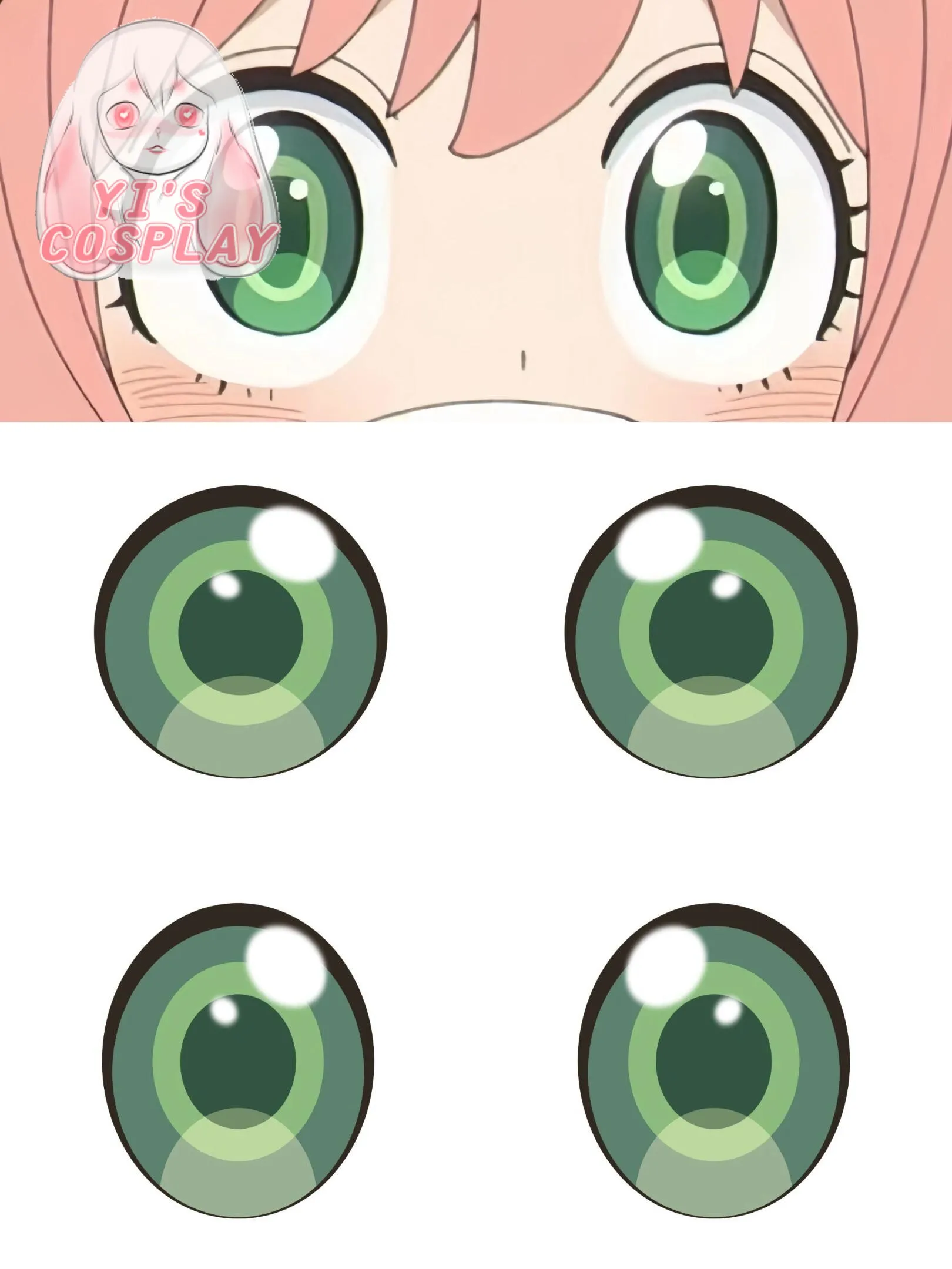 

Fursuit Furry Eyeball Furryfandom Cosplay Costume Eye Pupil Furry Suit Kigurumi Headsets Accessories Animal Dust Net Printing