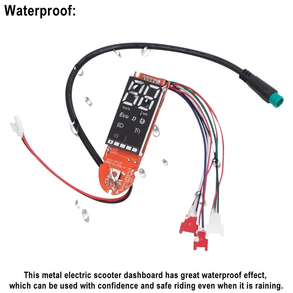

Сменный счетчик, дисплей для электрического скутера, алюминиевый материал, простая установка, легкий дизайн, длительное использование для профессионалов