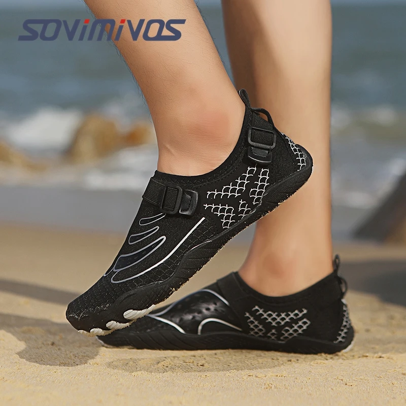 Five Toes Shoes Aqua Shoes Man Swimming Skin Shoes Unisex Surf Rubber Non-slip Top Quality sport Gym Water Beach Summer 2024