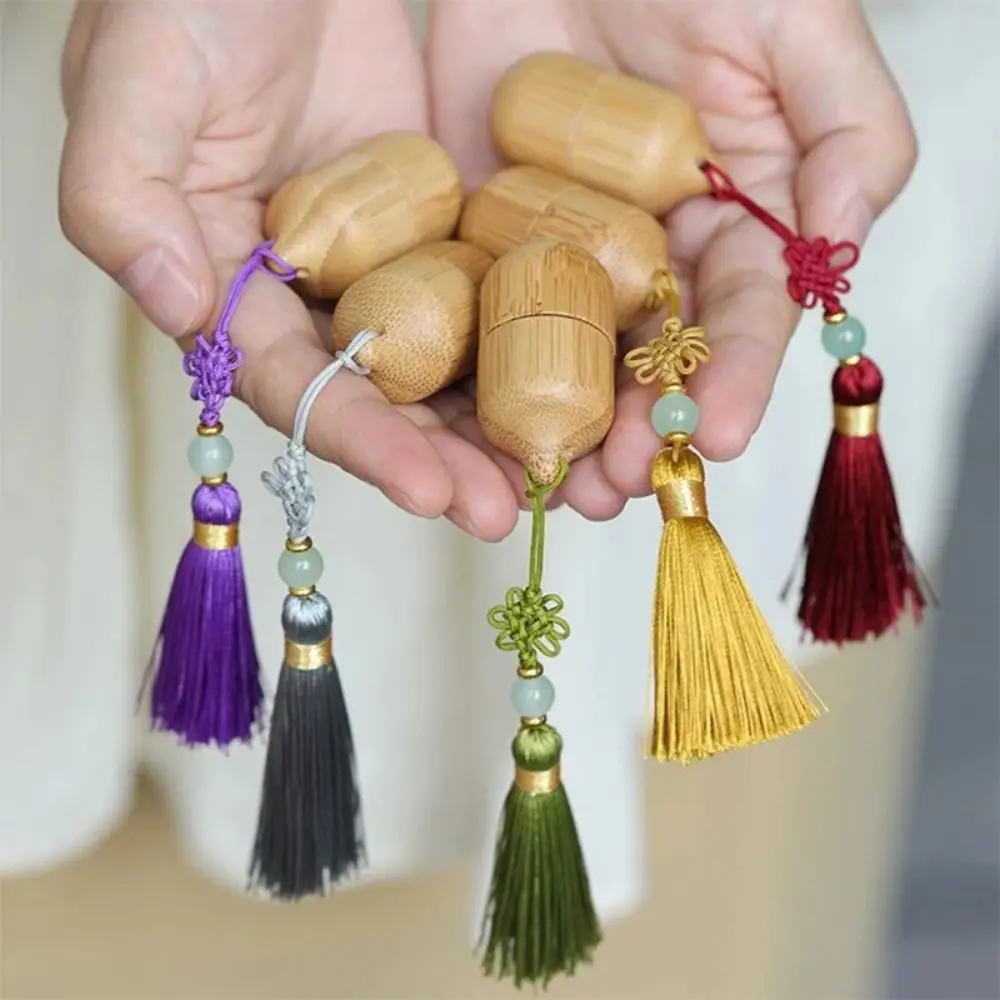 Empty Bottle Bamboo Roller Ball Bottle Reusable Exquisite Bottle Refillable Mini Essence Storage Bottle Travel