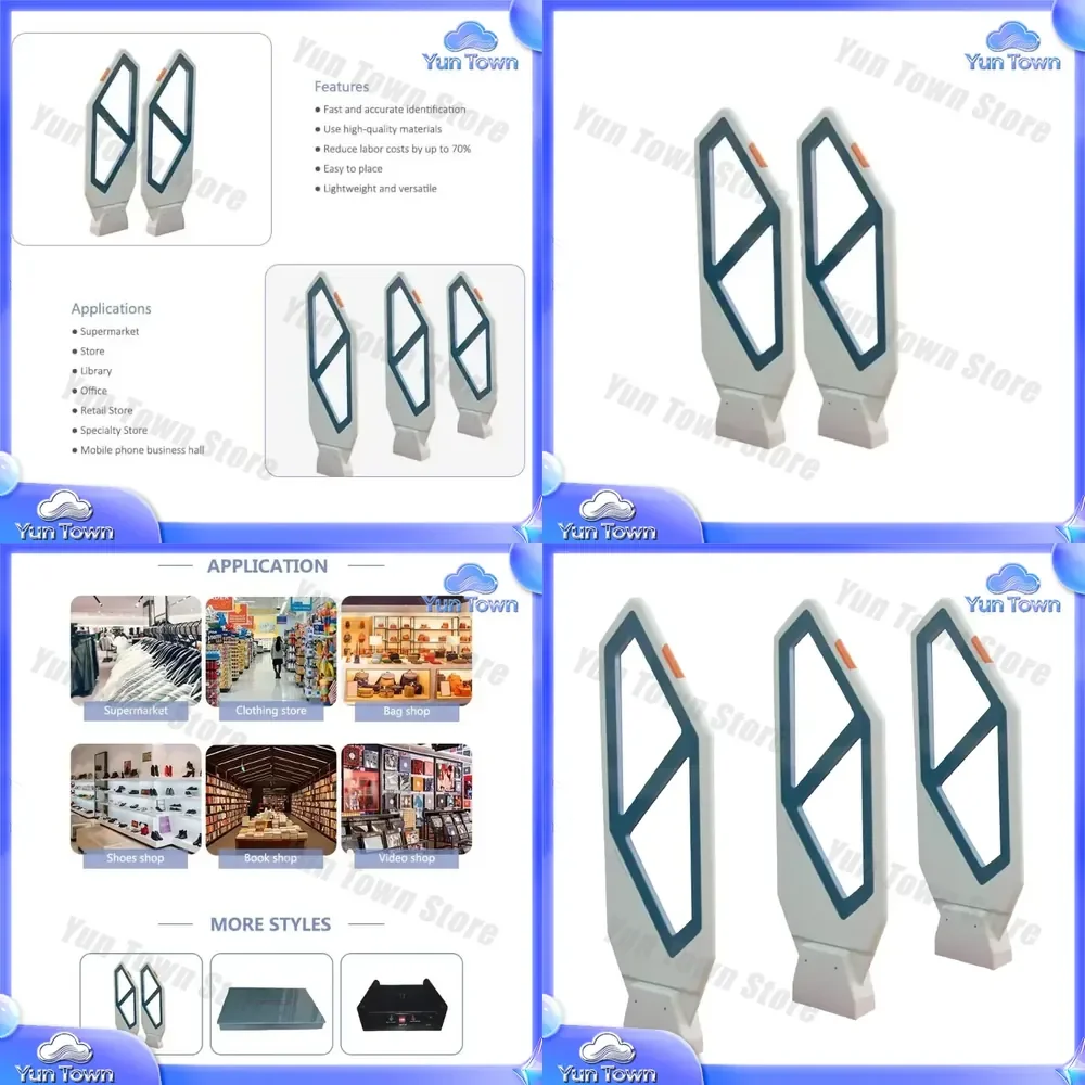EM Antitheft Library Systems Detection Gate for Security Equipment RFID EAS Anti Theft System Entrance Security Gate Access