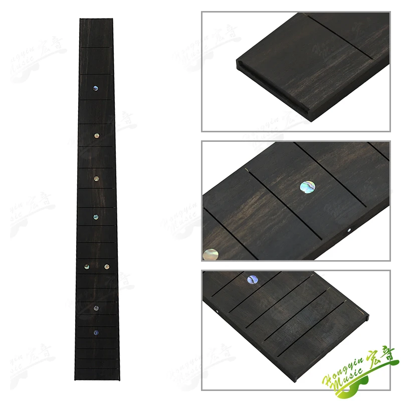 for acoustic guitar neck fingerboard 650 648 string length 20Fret Wire Rose wood Ebony fretboard Frets with sound point