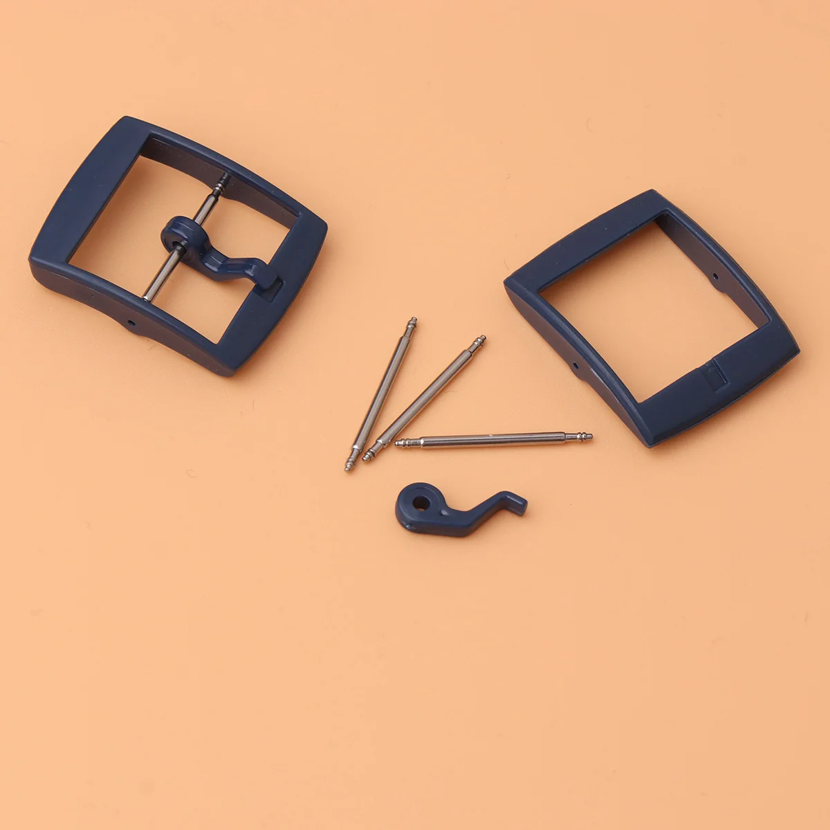 

4pcs 20Mm Plastic Watch Clasp For Silicone Electronic Band Durable Replacement Buckle Pin Adapter Clip