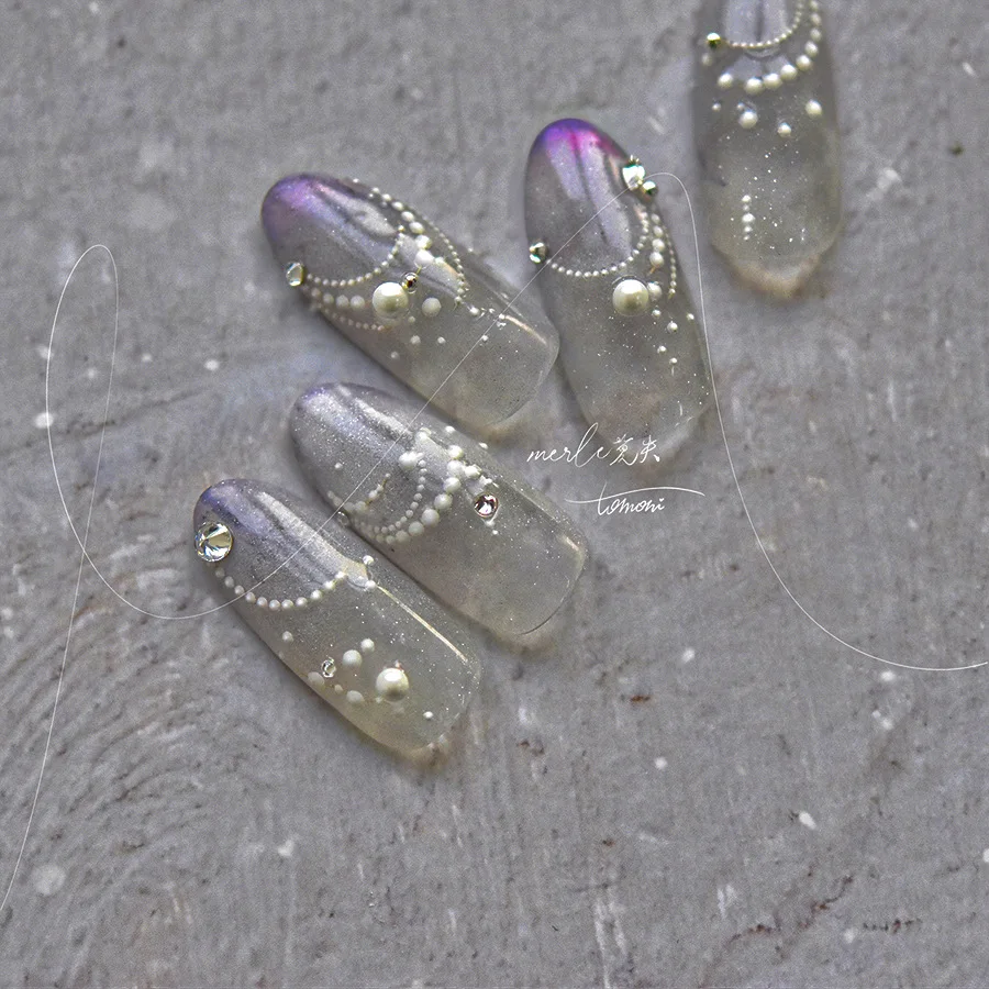 1pc 5D Jelly Series Mele dorate e rosse Nail Art Sticker Disegni Frutta estiva Bowknot Stella Decorazione autoadesiva Decalcomanie