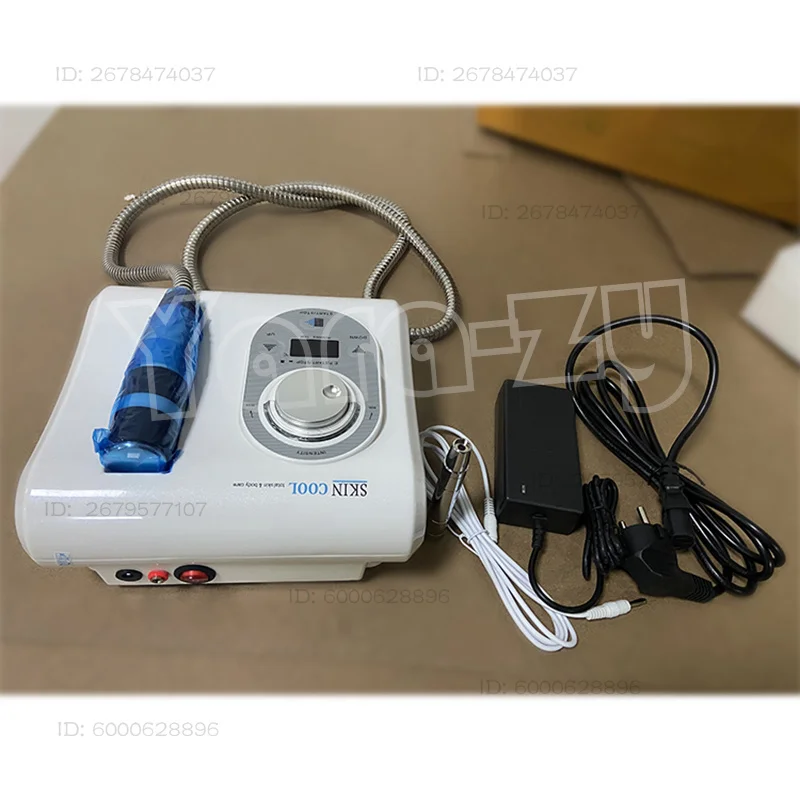 Cool and Hot Electroporation Cryotherapy Anti-aging RF Beauty Machine Skin Rejuvenation Skin Cooling Tight Face Lift 110V/220V