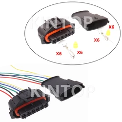 1 Set 6 Pins Automobile Accelerator Pedal Electric Cable Sealed Socket 1928403204 1928404629 AC Assembly 1928403740 1928403202