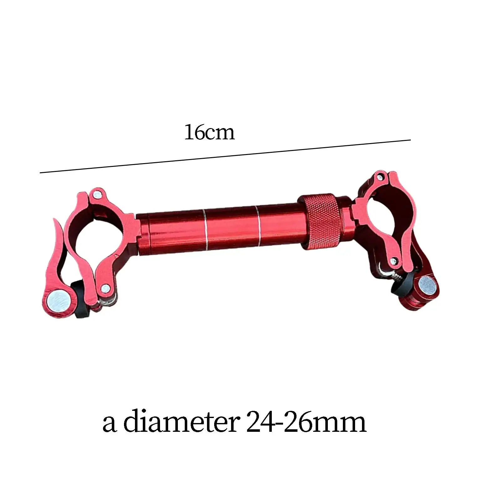 Fixed Clip Clamp Umbrella Holder for Fishing Chair Beach Deck Patio Garden Lawn Folding Leisure Chair Aluminum