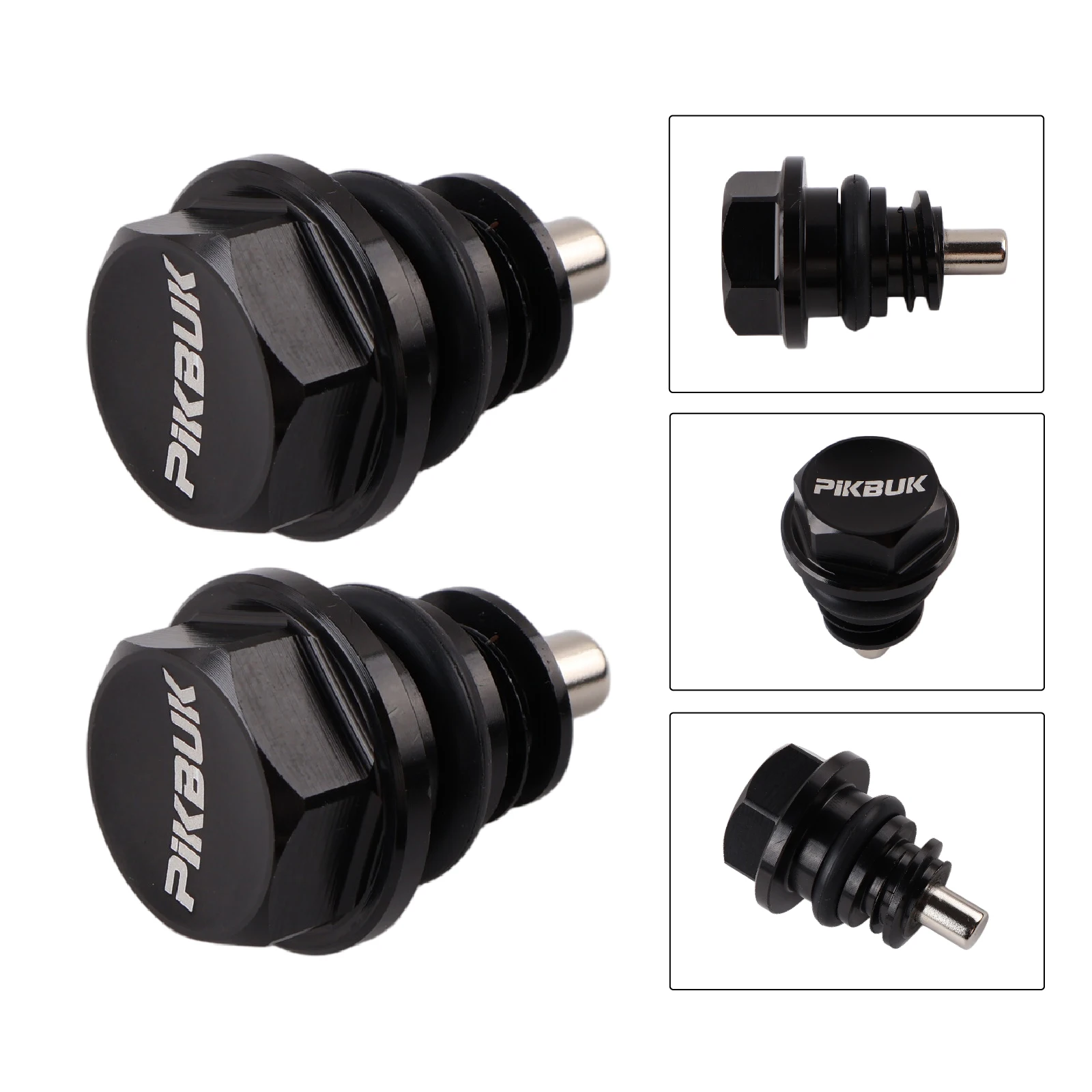 PIKBUK Aluminium Magnetischer Ölwannen-Auslassstopfen für VW Audi EA888 3. Gen 1.8T 2.0T, 06L103801H – Detail 2
