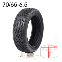 10 Inch 10x2.75-6.5 Tubeless Tire Accessories  70/65-6.5 Original Tyre for Segway Ninebot Mini S Pro Self Balancing Scooter