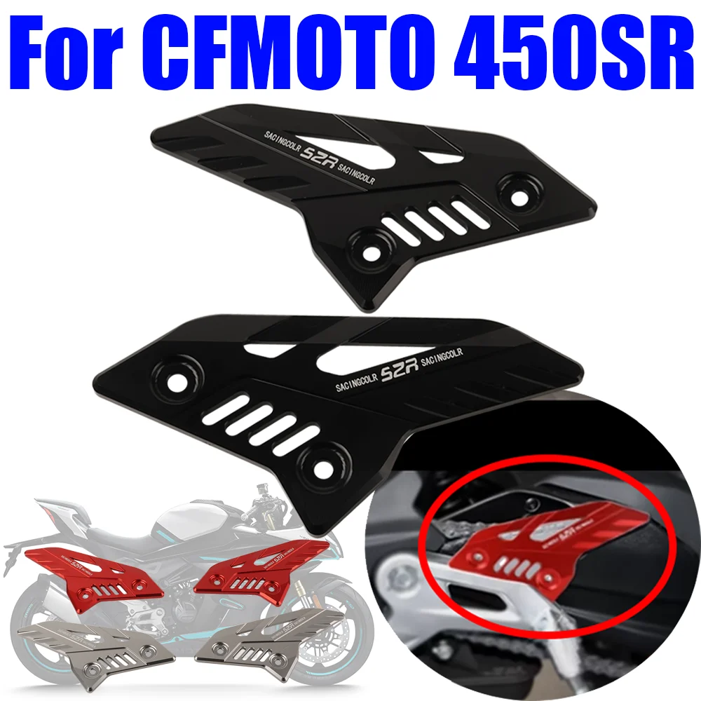 

FOR CFMOTO CF MOTO 450SR SR450 SR 450 SR Motorcycle Accessories Front Foot Rest Rear Set Heel Guard Plate Bracket Foot Pedal Peg