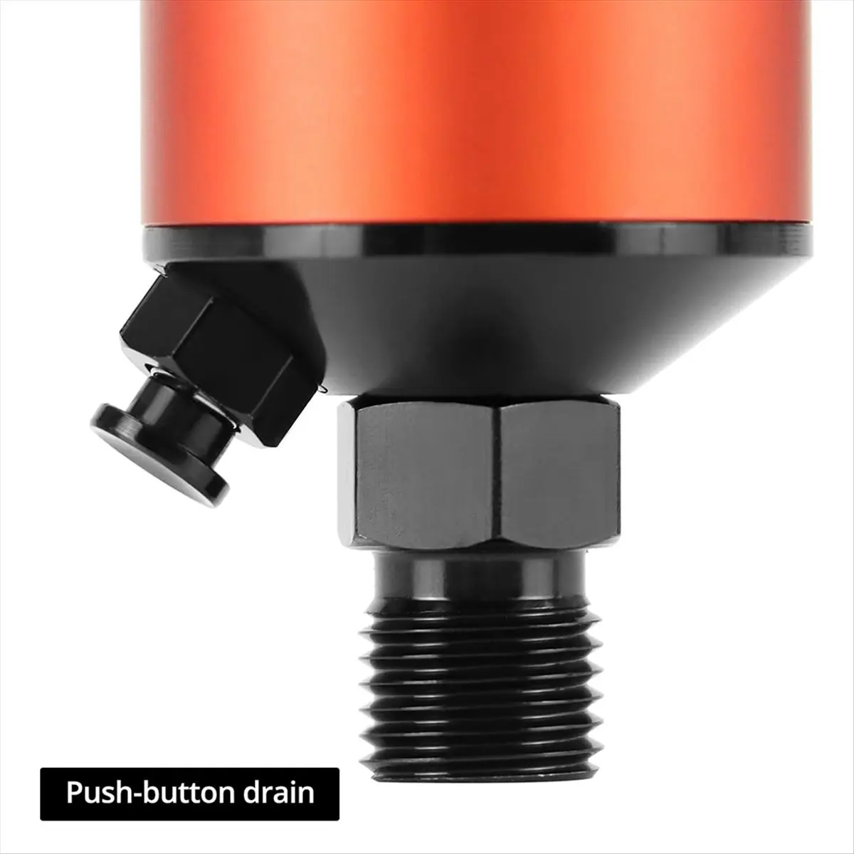 (SPOR) Air Compressor Regulator & Water Separator with 140 PSI Gauge - 1 Micron-Filter, 1/4inch NPT, Push Button Drain Valve