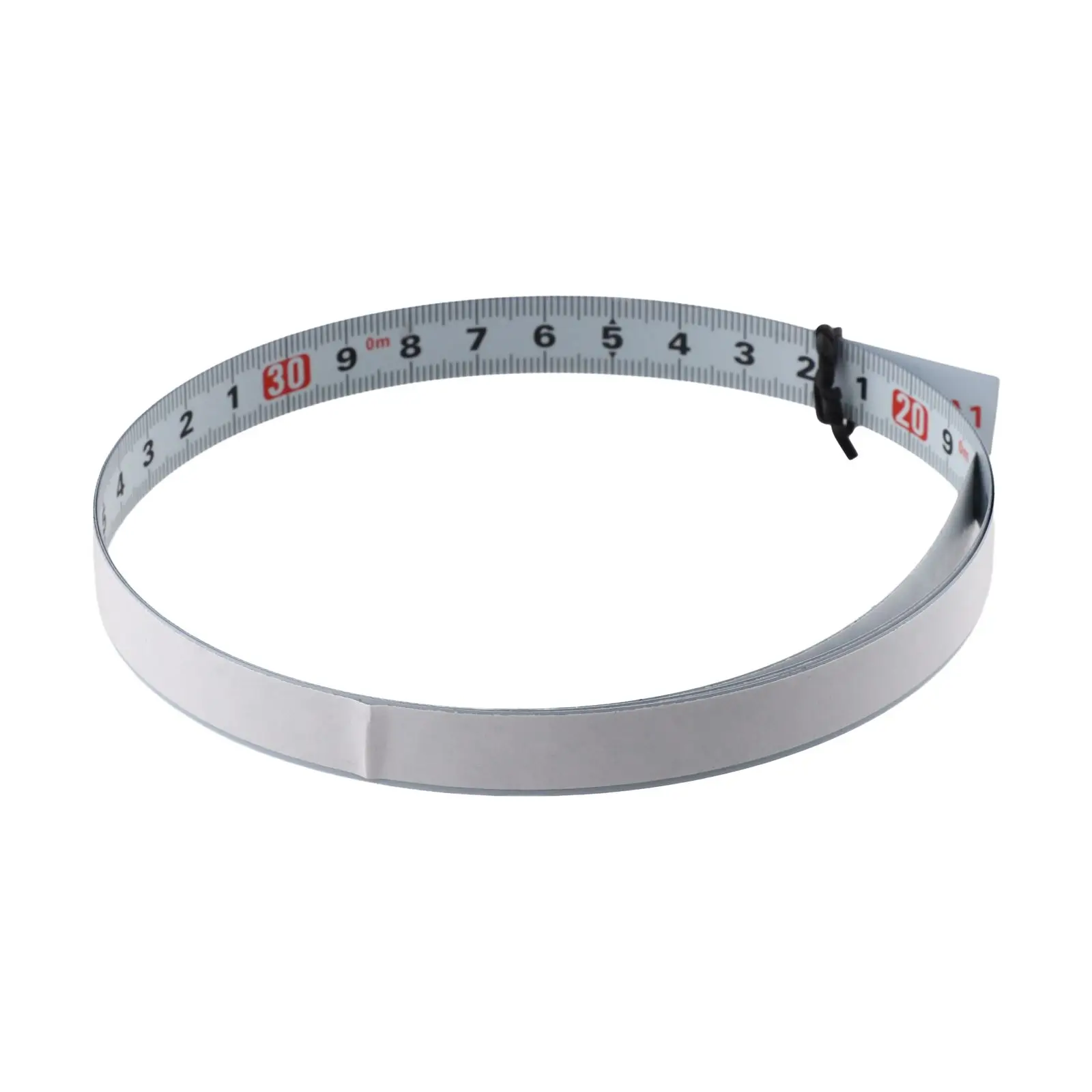 Precision Metric Scale Ruler with Double Layer Baking Finish for Clear Readings for on for miter Track and Woodworking Setups
