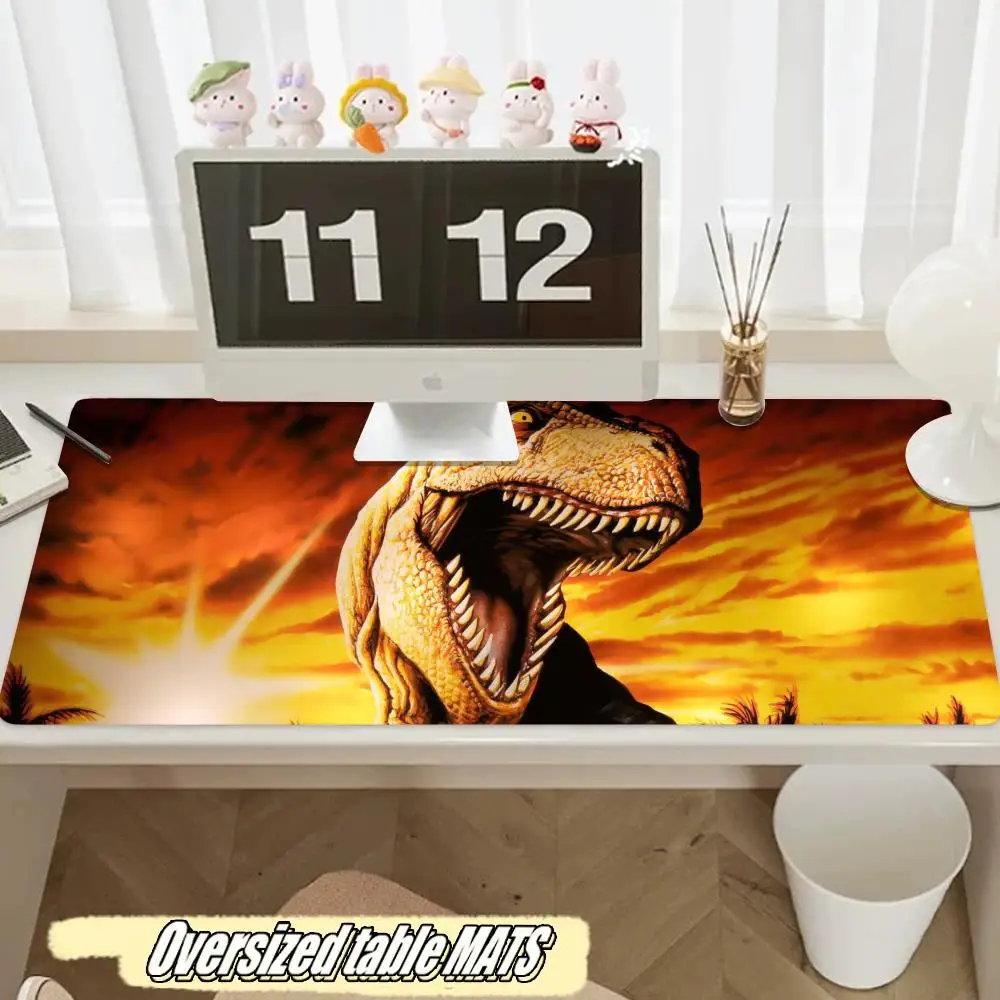 Jurassic dinosaur Mouse Pad Tablet mouse Pad Laptop xl desktop mouse pad, cut HD Rainbow Gaming keyboard pad, csgo Player, 90x40