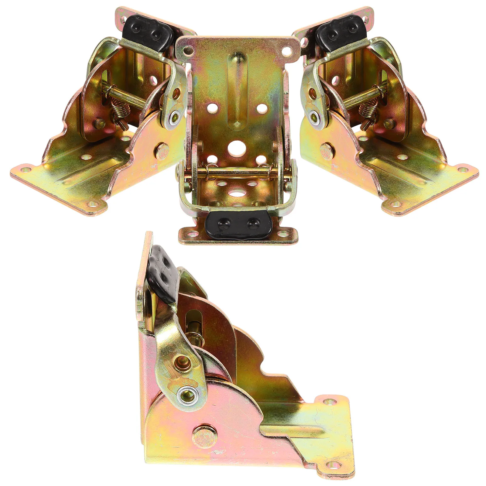 

4pcs Foldable Folding Bracket Chair Bed Legs Iron Lock Hinges Bracket Hardware Durable Furniture Sofa Desk Accessories