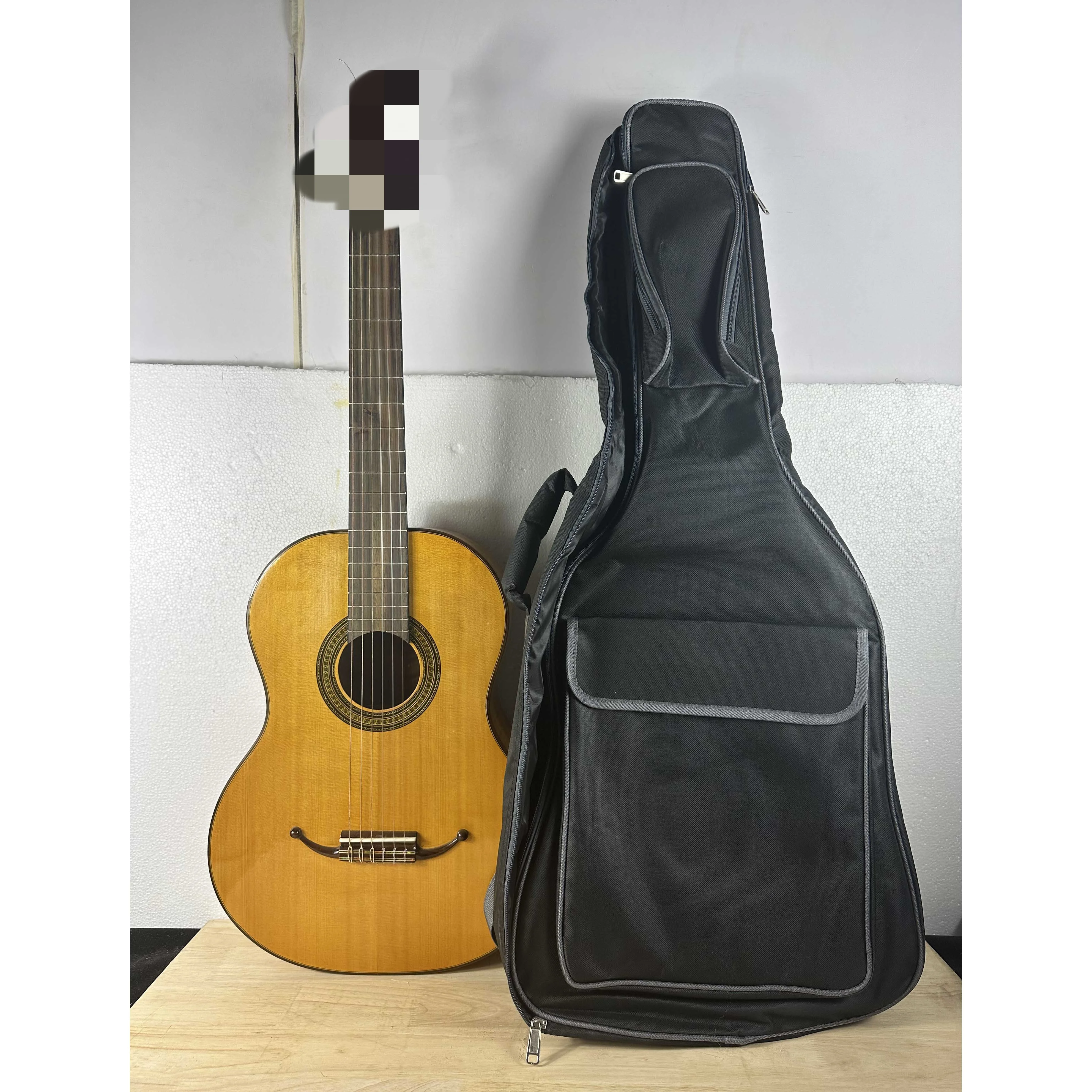 Bolsa de guitarra de 41 pulgadas, empréstimo de guitarra engrosada, mochila de guitarra folclórica de 41 pulgadas, mochila de guitarra para estudiantes