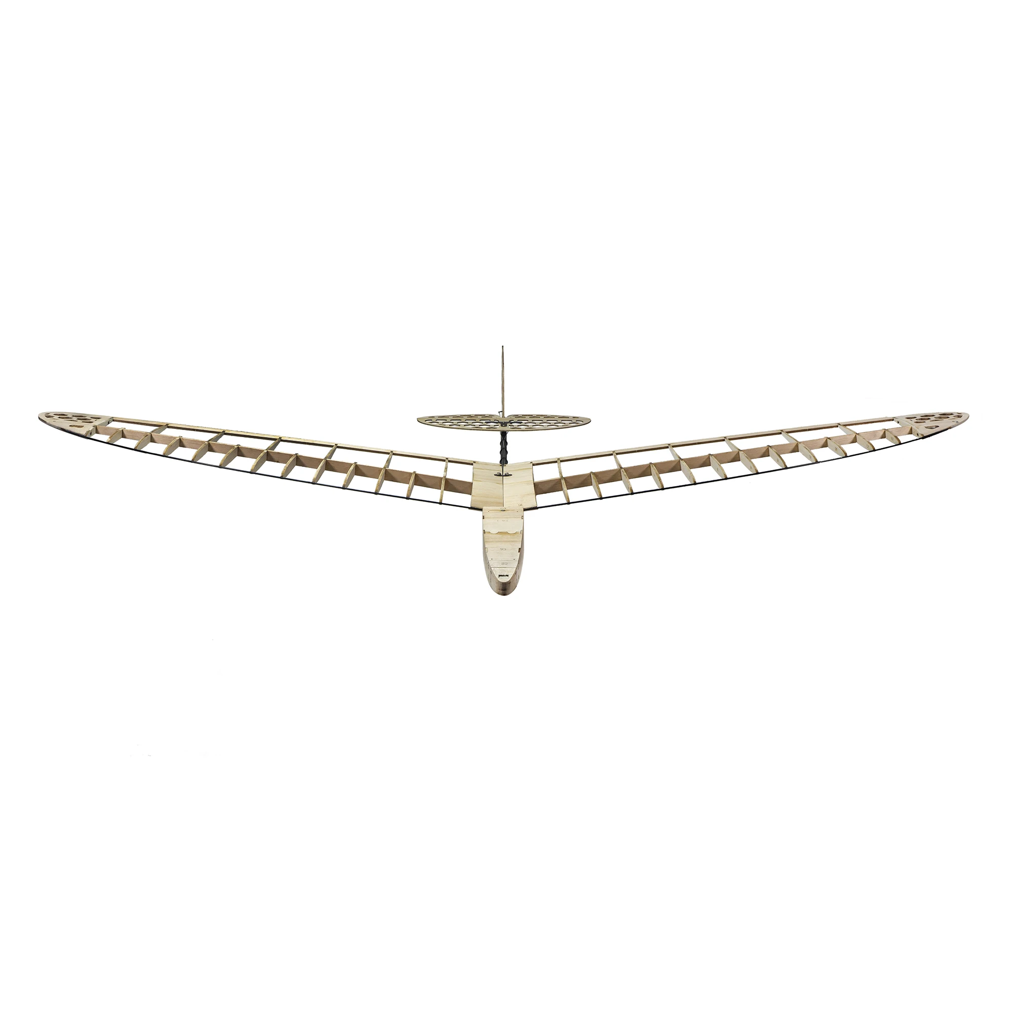 Discus Launch Glider Balsawood DLG Kit FD12 1200mm(47‘’)Wingspan Windrunner Kit Balsa Wood Model Building Kit