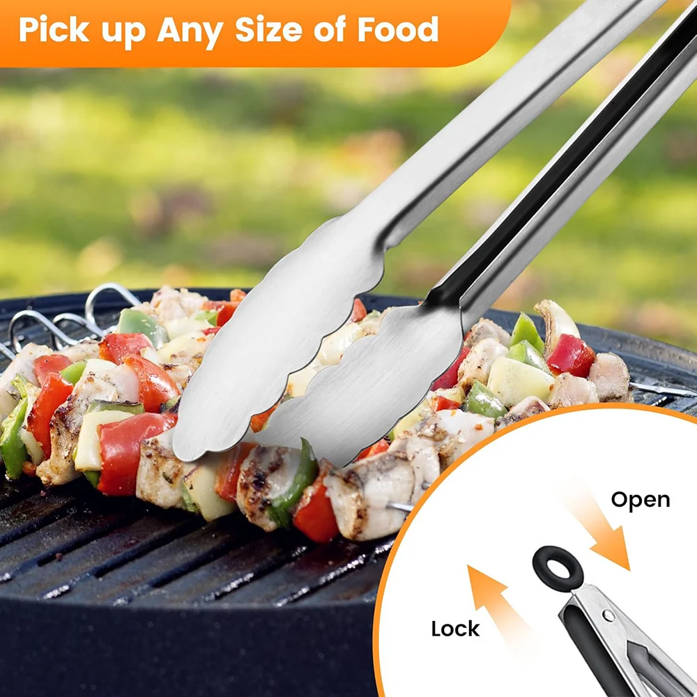 15-Piece BBQ Grill Tool Setbbq tool set, grill accessories, barbecue tools, stainless steel, grilling utensils, outdoor cooking, bbq kit, grill tools, barbecue gift, camping grill, 4