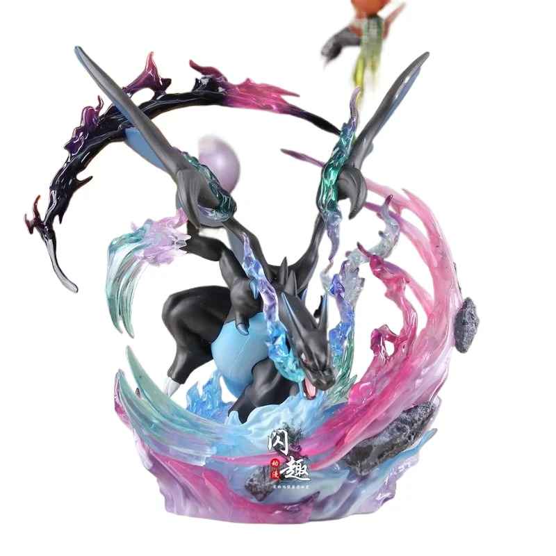 nouvelle-figurine-d'action-pokemon-black-charizard-en-pvc-figurine-d'anime-statue-decoration-de-bureau-objet-de-collection-jouets-cadeaux