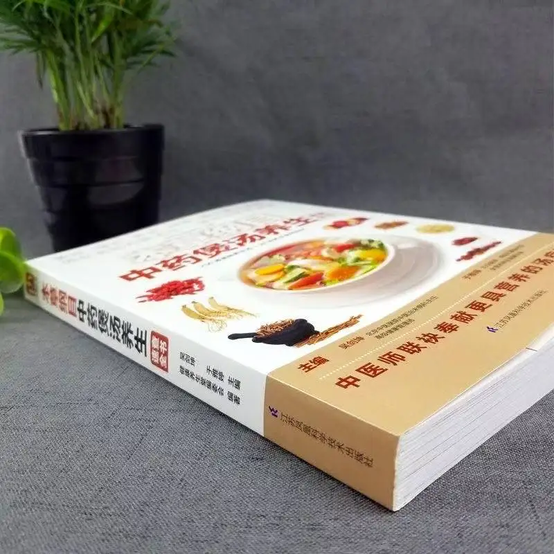 

New 256 Delicious Health Soups & 98 Kinds of Health Food Ingredients Chinese Medicine Soups Book Recipe Book Chinese Version