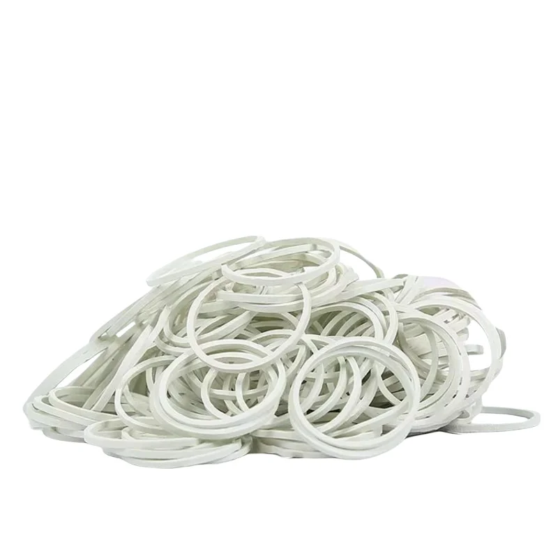 1.5inch High Elasticity Rubber Bands, 38*1.4mm White Rubber Band , Factory Warehouse Lashing Tools