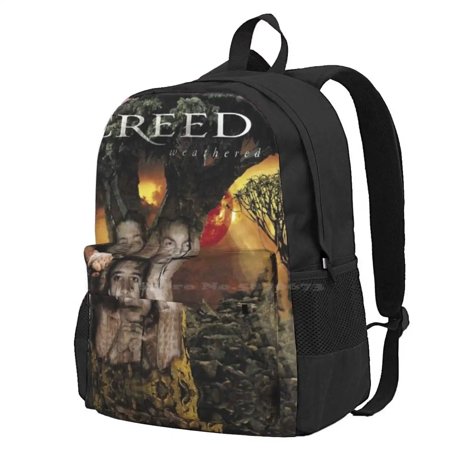 Creed Weathered Hot Sale Schoolbag Backpack Fashion Bags Creed Music Album