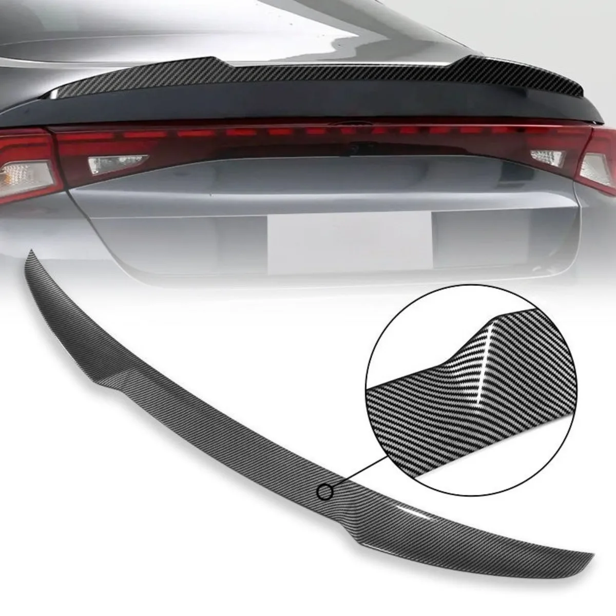 

For KIA K5 Optima 2021-2022 Car Rear Trunk Spoiler Wing Modification Part Rear Trunk Spoiler Wing Car Accessories Exterior Part