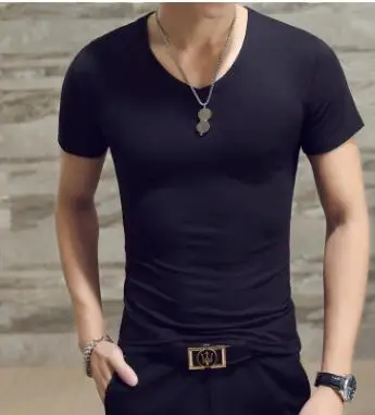 black v neck