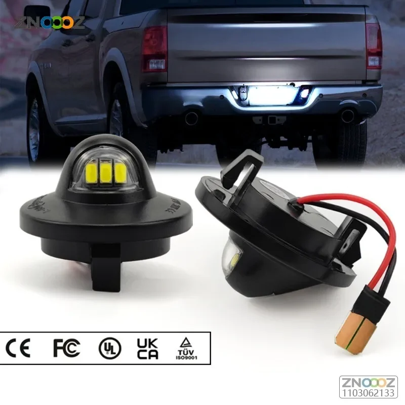 2PCS Auto Car LED luce targa per Ford F150 F550 F450 F250 Ranger Lincoln Heritage Expedition Explorer numero di coda luce