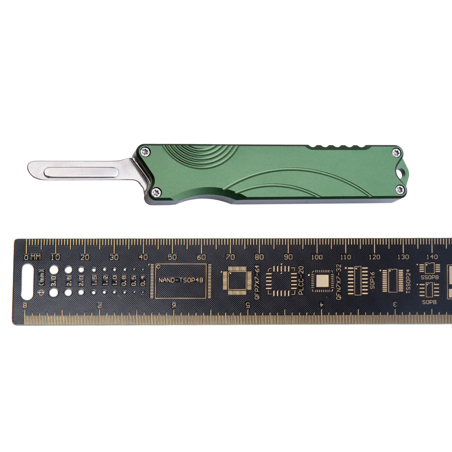 

Универсальный нож из алюминиевого сплава, карманный нож с клипсой, нож для вскрытия коробок, с 20 лезвиями, инструменты EDC для кемпинга на природе для мужчин и женщин