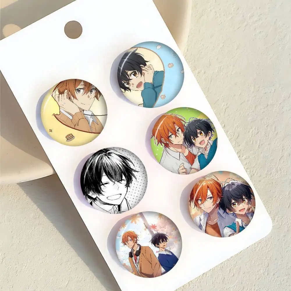 Anime Sasaki und Miyano Anime-Anstecknadel Handgefertigte Brosche für Kleidung Cartoon-Abzeichen Rucksack-Dekoration Schmuck-Accessoires