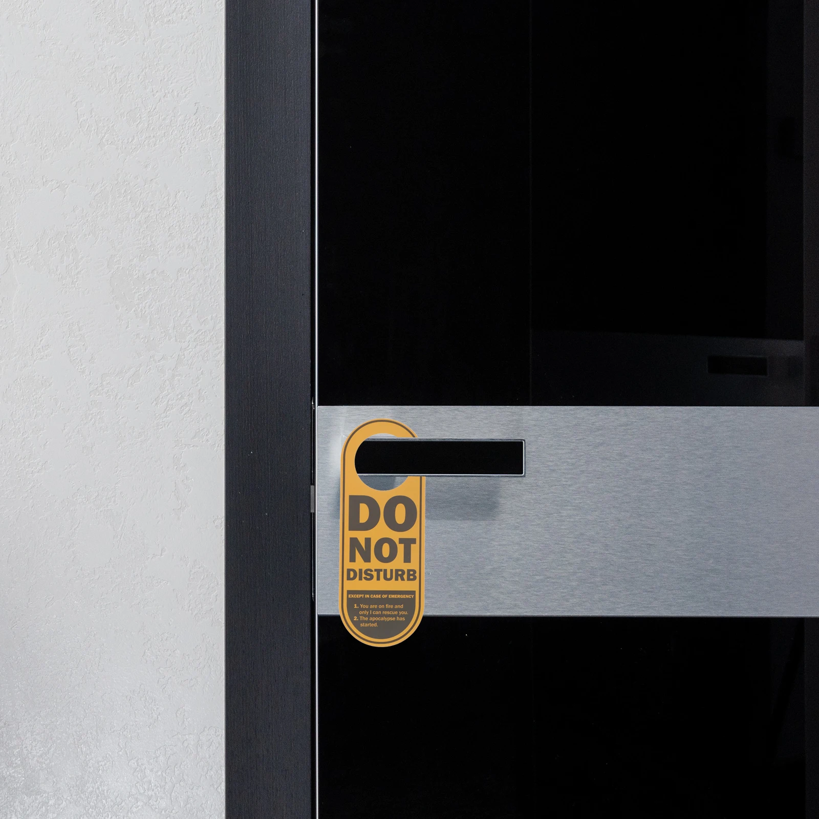 

Double Sided PVC Do Not Disturb Sign Waterproof Easy Install Door Hanger Tag Office Conference Room Hospital