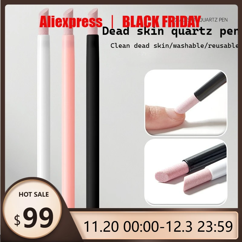 

Nail Care Tools Buffing and Carving Pen Cuticle Remover Ceramic Quartz Pen Nail File Nail Surface Sander Fine Polishing Stick