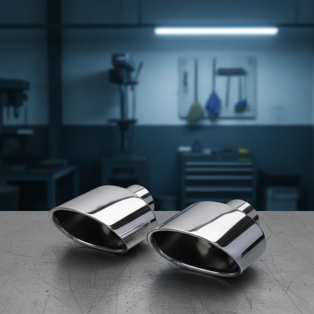 Custom Exhaust End Pipe Tail Pipes For AUDI TTRS RS3 2.5T 2016-2022 Stainless Steel Pipe Muffler With Mesh Inserts Exhaust Tips
