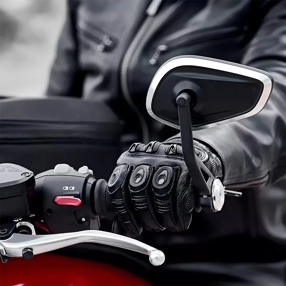 

Motorcycle Handlebar Rearview Handle Bar End Mirror For Triumph Speed 400 Scrambler 400 X Street Scrambler Street Twin