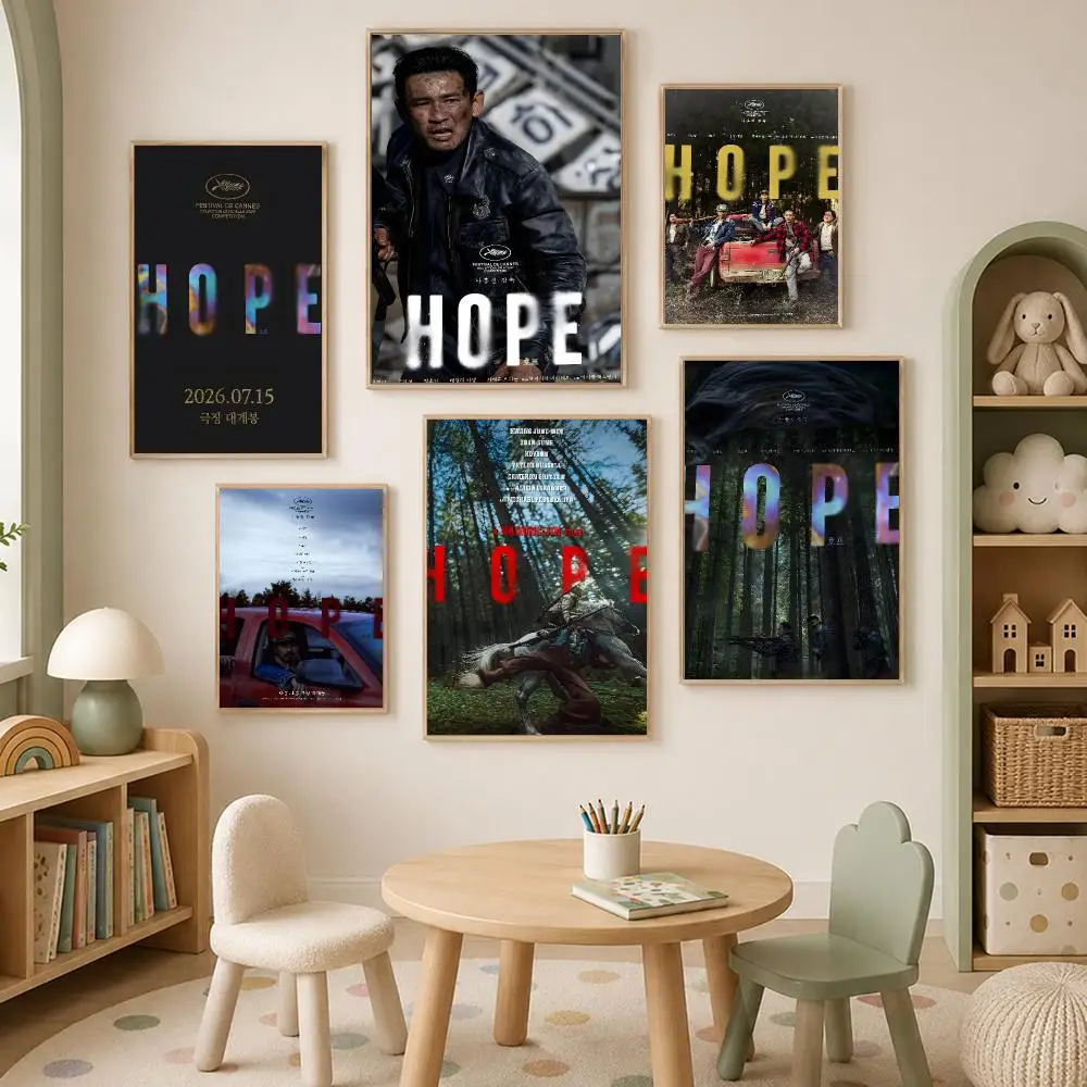 Movie H-Hope Poster Self-Stick HD PP paper Wall Art Poster, Waterproof Decor for Bedroom, Living Room and Home
